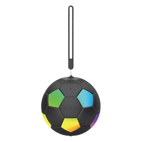 Altavoz de portátil genérico – Dispositivo de audio inalámbrico de estilo fútbol para divertirse al aire | Conectividad con salida estéreo fuerte, gadget musical para la playa, senderismo