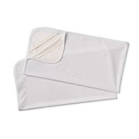 Flyideas Wasserdichter Matratzenschoner Kinderwagen 75x35 cm, 2 STK. Zertif. Bambus Matratzenschutz Betteinlage für Kinderwagenmatratze Stubenwagen Moseskörbe Baby