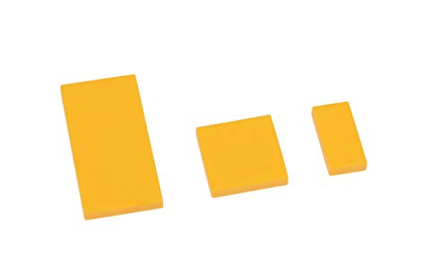 Q-Bricks Fliesen 3X(1x2,2x2,2x4)-BG1000-Melongelb-242
