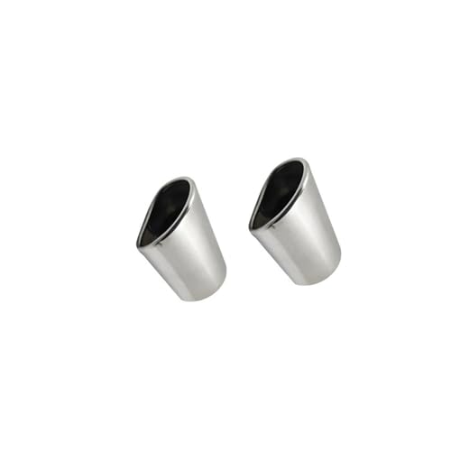 Tuyau d'échappement voiture et embout de silencieux inox argenté compatible Q5 et V70