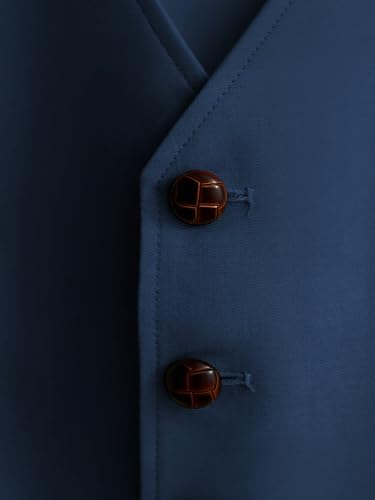 Men’s Casual Linen Vest Lightweight Waistcoat Business Dress Vest for Beach Wedding Prom Summer3