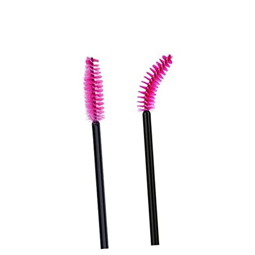 FOMIYES 50pcs Eyelash Mascara Brush Set Labeled Makeup Brush Kits for Professional Beauty Salon Home Use