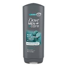 Dove Men Care Blue Eucalyptus Birch 24hr Nourishing Micromoisture Body Face Wash 18 fl oz 532 mL
