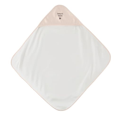 Image of Stephan Baby Towels with Hoods Quick Dry Baby Beach Towel with Hood and Carrying Bag, 30 inch Square, Beach Babe