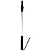 CQJRGF 2PCS Beach Scoop Beach Shovel Extra Long Telescoping Shovel for Beachcombing Collect Seashell Rocks Sifting Black&Silver