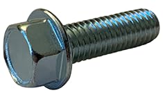 #10-24 x 7/8" Unslotted Hex Washer Head Machine Screws, Steel, 4500 Pack