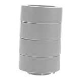 Artibetter 4個 洗濯機用フロアマット 防振マット 滑り止めベッドストッパー 洗濯機の足パッド 振動減衰パッド 機 マシンフットパッド 乾燥機台座 TPUソフト接着剤 Grey