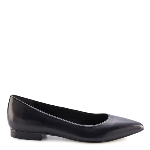 Ros Hommerson Women's, Reece Flat Black Leather2