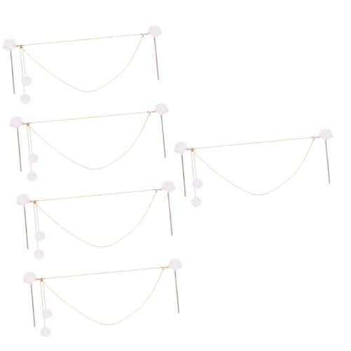Fixer un chignon instable : Épingles à cheveux double chaîne MAGICLULU anti-glisse x5