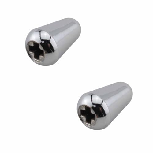 Capuchon d'interrupteur à bascule 3 et 5 voies en plastique argenté 1.5x0.9 cm x2