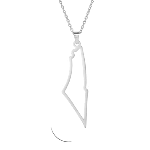 Collier pendentif Israël argent sterling 925 cadeau idéal pour patriotes - 3
