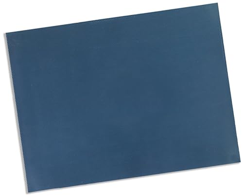 Rolyan Aquaplast-T Watercolors Thermoplastic Splinting Material, 13% UltraPerf, Professional Silky Smooth Finish, Moderate Memory, Highly Conformable, 1/8" x 18" x 24" , Single Sheet, Metallic Blue