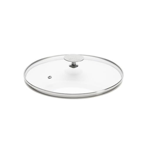 De Buyer - Couvercle en verre avec pontet en inox - Diamètre 24 cm -