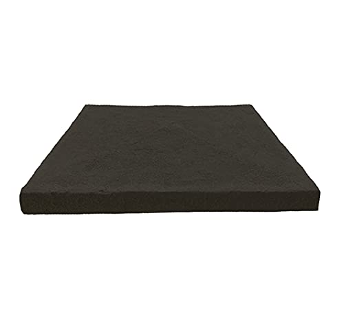 GenStone Faux Stacked Stone Peaked Column Cap 23" x 23" x 2" in Iron Ore Color for Do It Yourself Friendly Home Improvement Projects