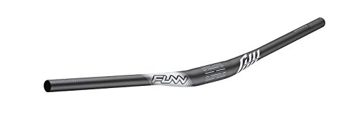 Funn Full On Manubrio Per Mountain Bike Con Morsetto A Barra Da 35 Mm E Larghezza Di 785 Mm, Manubrio Rialzato In Lega Resistente E Leggera Per Mtb E Bicicletta Da Bmx (Rialzo Di 15 Mm, Nero)-image