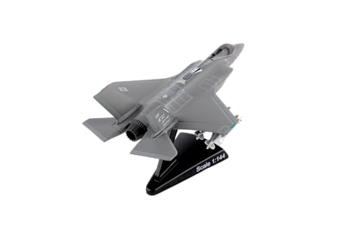 Daron Postage Stamp PS5602 USAF F-35 Version A F-35 Lightning II USAF 1/144 Scale Diecast Model with Stand