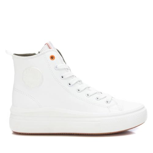 Bottine REFRESH femme chaussure montante à talon plat et fermeture éclair 170934