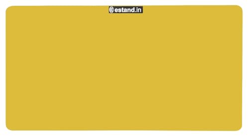 Image of Lap Board for Study | Home | Dining | Office | Laptop | Computer Desk | Reading & Writing | Multi-Purpose | Made in India | (Yellow, Lap Board 12 inchX23 inch Yellow)