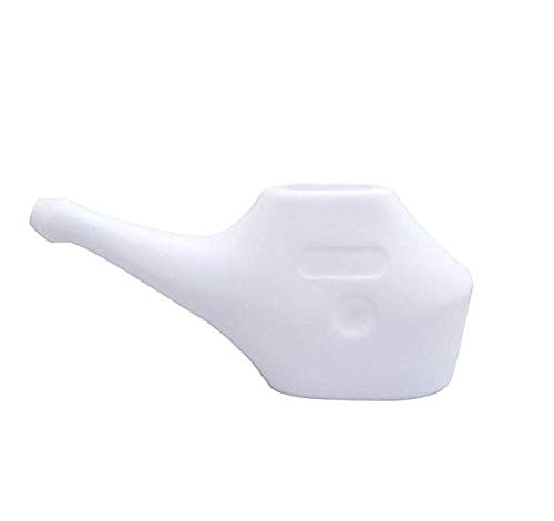 Slovia? Plastic Jal Neti Lota For Nasal Wash (White)