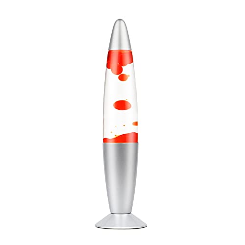 Lava Lamps, Fauitay 14.9 Inch Lava Lamps for Kids,Liquid Motion Lava Lamps for Adults, Bedside Warm Night Light Jellyfish Decorative Lamps (Orange)