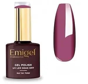 Emigel Professional One Step Uv Gel Polish Berry Mauve -008 | 3-in-1 Polish | Cured With UV LED Lamp | Super Glossy Finish | Quick UV Drying Gel Polish | High-Shine Mirror Finish, 7.5ml.-image-20