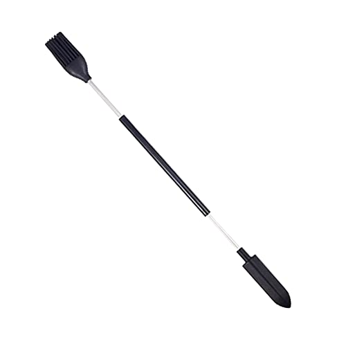 MagiDeal 3x Mini Spatules de Maquillage Multifonctionnelles pour Condiment de Fond de Teint Liquide Crèmes Visage, Pinceau Spatule Noir