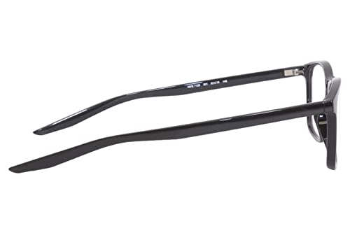 Nike 7129 001 Eyeglasses Men's Black Full Rim Square Optical Frame 52Mm #TOP2