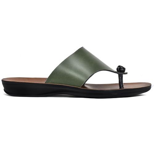 Image of Aerosoft Flat Sandals For Women - Walking Summer Vacation Essentials Ladies Flip Flops - Comfortable Sandals For Women - Casual Outdoor Fashion Dressy Non Slip Footwear