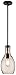 Kichler Everly 13.75" 1 Light Hour Glass Pendant Champagne Glass Olde Bronze