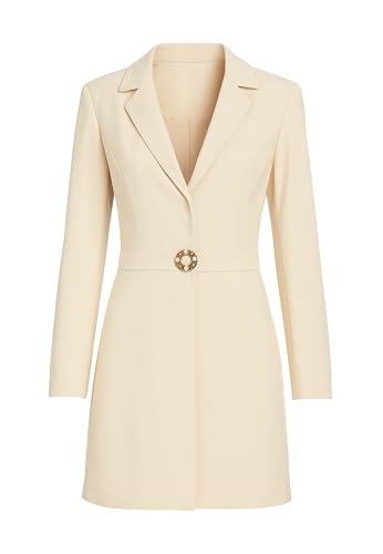 collo a revers Denny Rose Abito corto Beige 40