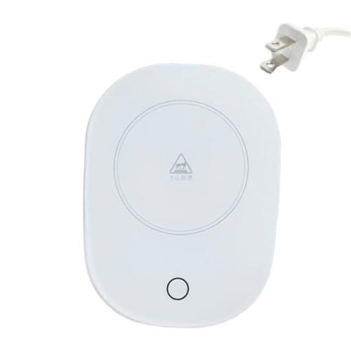 OUNONA 1Pc Electric Heating Coaster for Coffee Milk and Tea USB Powered Warmer Plate with Tempered Panel for Desk Use Present for Home Office