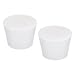 YOKIVE 2Pcs Silicone Rubber Stoppers, Tapered Plugs with High-Temperature Resistance | Protect Hole, Great for Lab Industry (White, 32mm to 42mm)