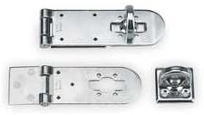 Lamp Conventional Rotating Eye Hasp, 1-3/8"H x 1-1/2"W x 3-1/2"L, Electro Polished Finish HP-635S - 1 Each