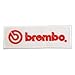 PATCHMANIA BREMBO Logo 7,6 CM Thermocollant Autocollant de Patch Broderies Écusson Brodé Patch