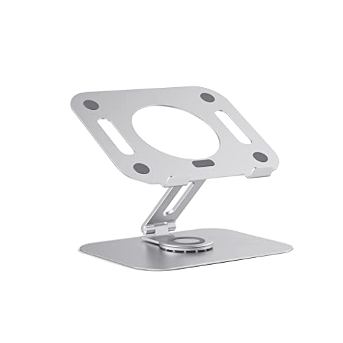Soporte para computadora portátil escritorio elevador plegable de aluminio silver 2
