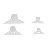 Qcwwy Boquilla Triangular de Salida de Agua de Pico de Pato, 4 Tamaños de Boquilla Acrílica Transparente para Peceras con Tubo Hueco para Aireación de Flujo de Agua de Acuario 16 Mm