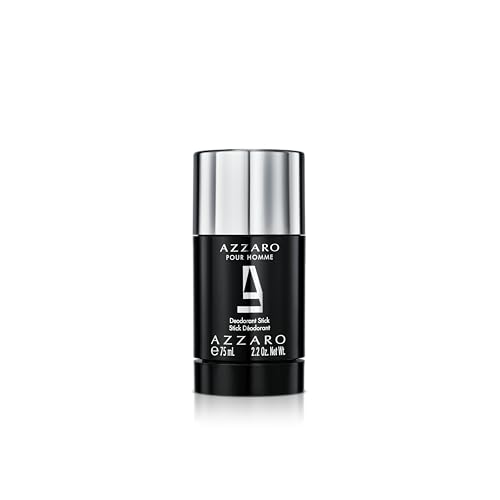 Azzaro - Déodorant Stick Pour Hommes, Azzaro Pour Homme Eau de Toilette, Protection Longue Durée, Notes d'Anis, Lavande et Vétiver, Formule Douce et...
