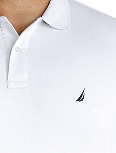 Image of Nautica Men's Classic Fit Short Sleeve Dual Tipped Collar Polo Shirt