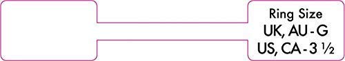 Ring Size Jewellery Price Stickers, 150, UK, AU - G/US, CA - 3 ½ — image 1