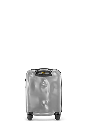 CRASH BAGGAGE Icon Suitcase | Metal Silver | 35L | 100% Polycarbonate, TSA-Approved Lock, 360° Spinning Wheels3