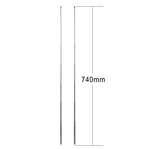 image for Bingfu 7 Sections Telescopic 74cm AM FM Antenna Portable Radio Antenna