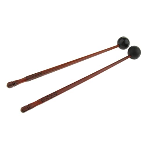 Pack of Drum Drumsticks Steel Mallet Percussion Instrument Parts, 235mm/9.25inch