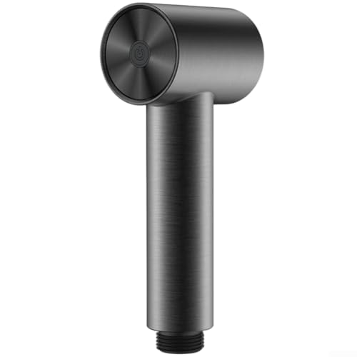 Handhållen bidéspray, magnetisk väggmonterad bidéspray, ingen borrinstallation högtrycksknapp kontroll för badrum hygien golvrengöring (grå)