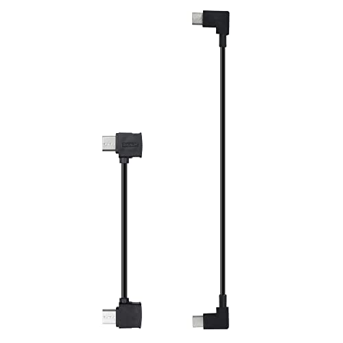 i-LEFANTE Cable USB tipo C hasta tipo C para DJI Mini 3 Pro Mavic 3 Mavic 2 Mavic Air 2 Air 2S Mini 2 Remote Controller (30 cm y 16 cm)