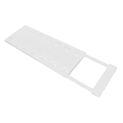 MUELODSIC Adjustable Expandable Closet Tension Shelf Organizer for Wardrobe Versatile Storage Rack for Cabinets Easy to Install and Disassemble Fits Various Long Wide