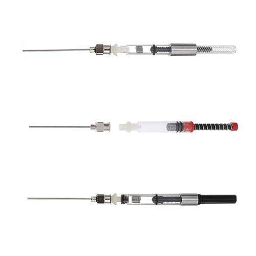 Office supplies 3 red, silver, and black pen Ink syringes Pen Ink Stationery supplies Pen spring filler ink auxiliary absorbent ink syringes Pen pen ink