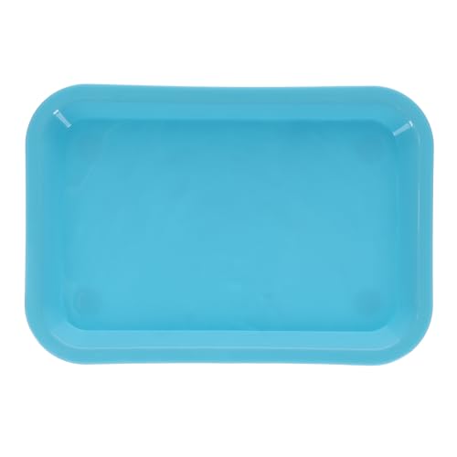 HSB 108156, Set-Up Tray Flat, #F, Baby Blue Plastic, 9-5/8