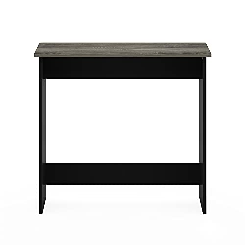 Furinno Simplistic Computer Desk, Study Desk, Writing Desk, French Oak/Black