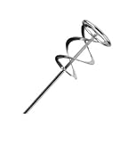 ✅ Robuste Konstruktion für langanhaltende Leistung: Hergestellt aus hochwertigem Material ist dieser Wendelrührer äußerst robust und widerstandsfähig gegenüber den Belastungen des Mischens verschiedener Materialien, was seine Langlebigkeit und Zuverlässigkeit erhöht