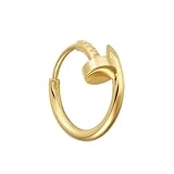 14K Gold Plated Huggie Hoop Earring, Small Minimalist Design, Hinged Closure, Dainty Fashion Jewelry